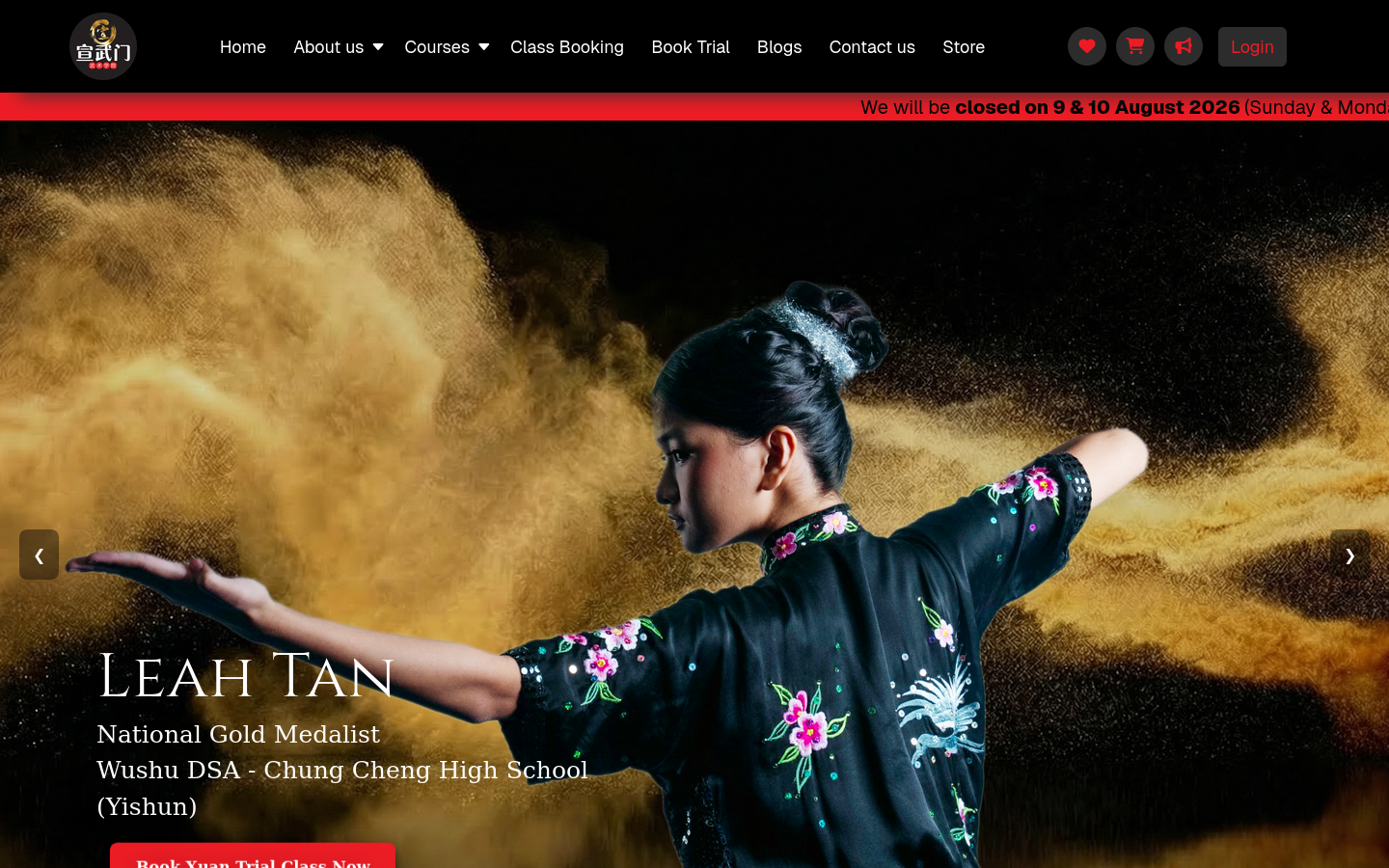 Xuan Sports Website UI Showcase