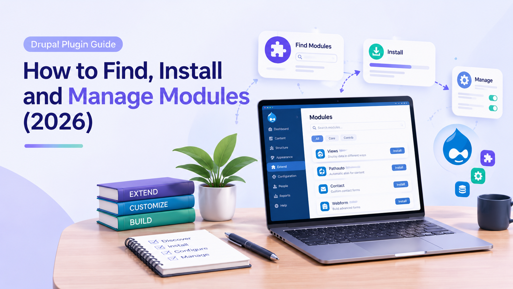 Drupal Plugin Guide How to Find, Install and Manage Modules (2026)