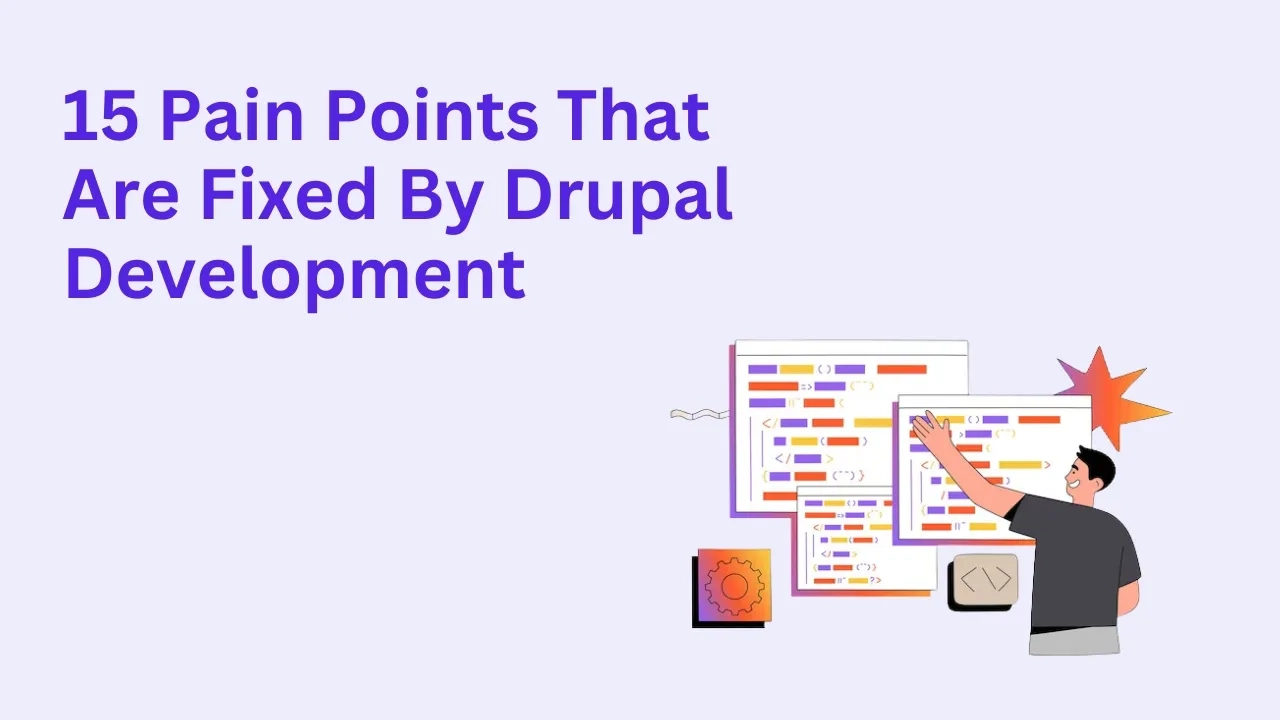 15 Pain Points That Are Fixed by Drupal Development