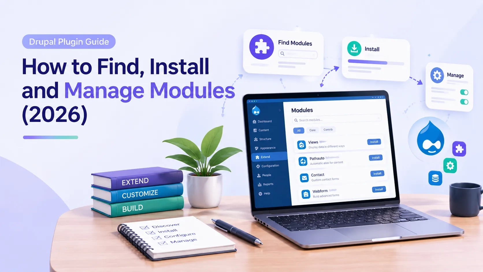 Drupal Plugin Guide How to Find, Install and Manage Modules (2026)